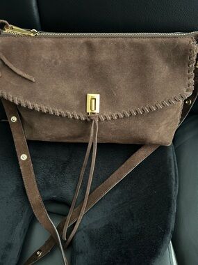 Rebecca Minkoff Darren Top Zip Leather Shoulder Bag